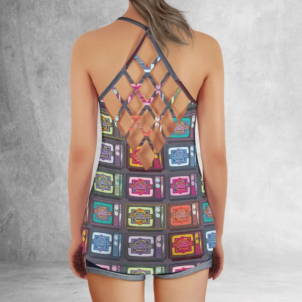 Criss Cross Tank Top - QLZE7WAZ -  - 3