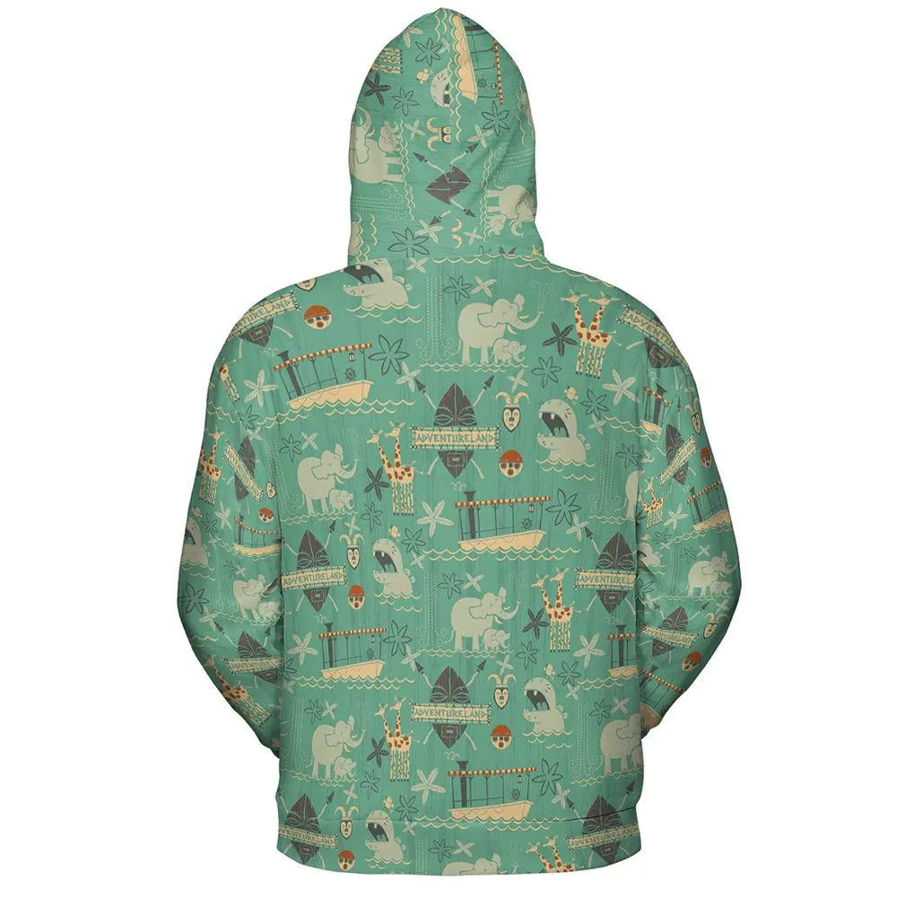 All-over Print Hoodie - D4P7US1R -  - 4