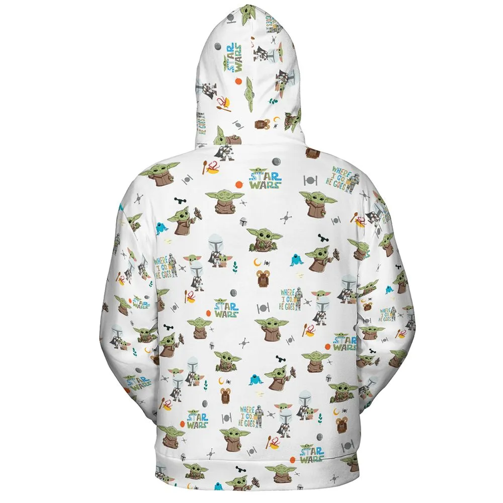 All-over Print Hoodie - MZ5AC6PE -  - 4