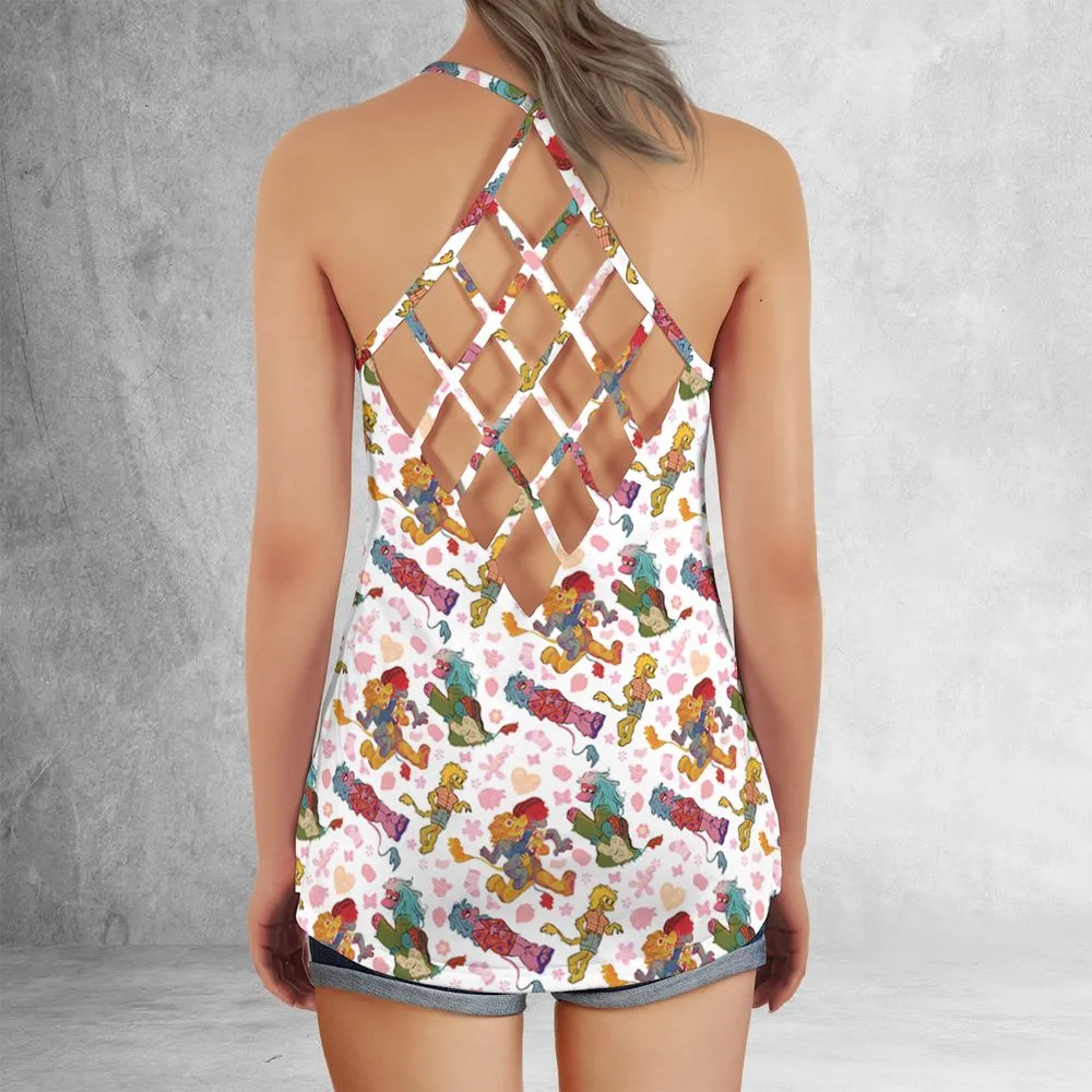 Criss Cross Tank Top - DT893B85 -  - 3