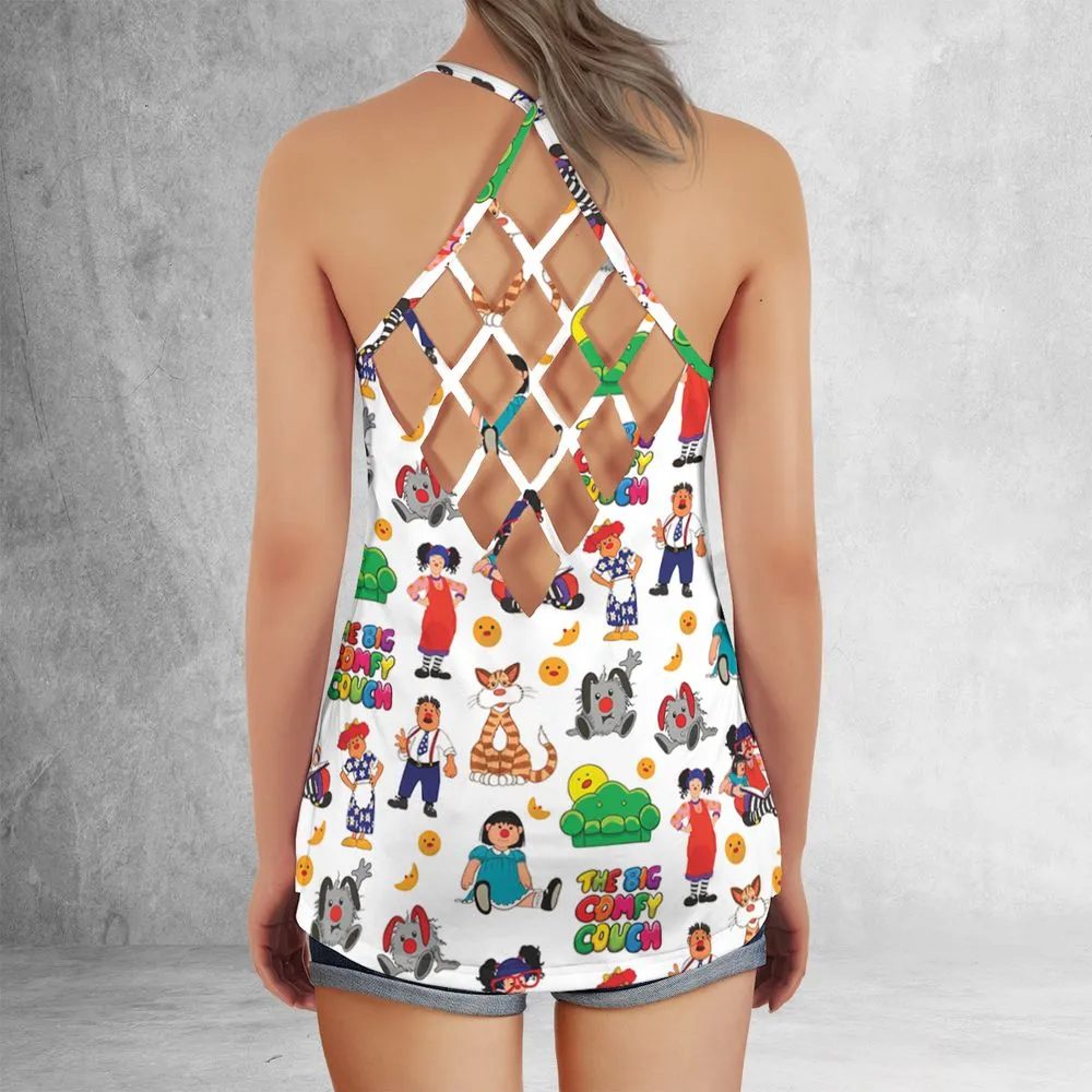 Criss Cross Tank Top - WBTSMDCL -  - 3