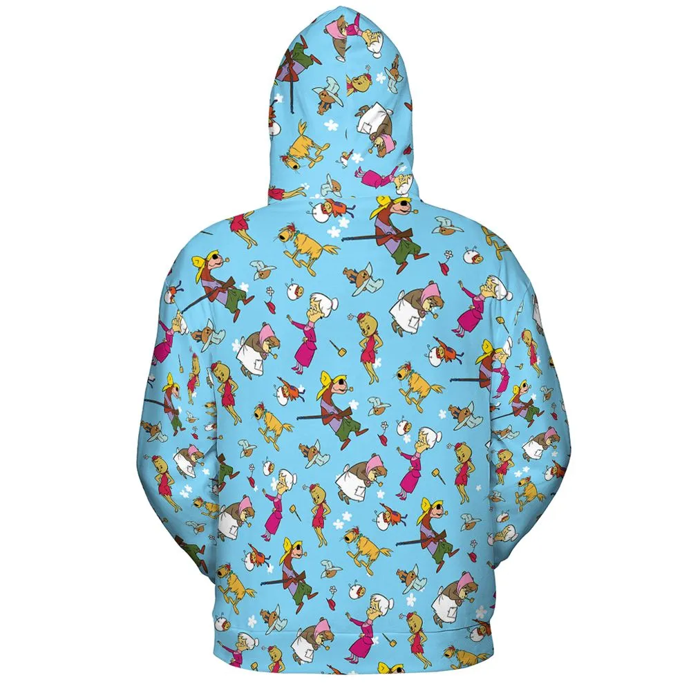 All-over Print Hoodie - MQ96B1P6 -  - 4