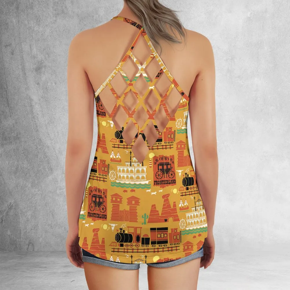 Criss Cross Tank Top - YT4G3UCP -  - 3