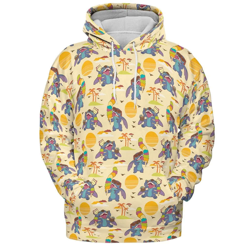 All-over Print Hoodie - 2PDJD7XH -  - 2