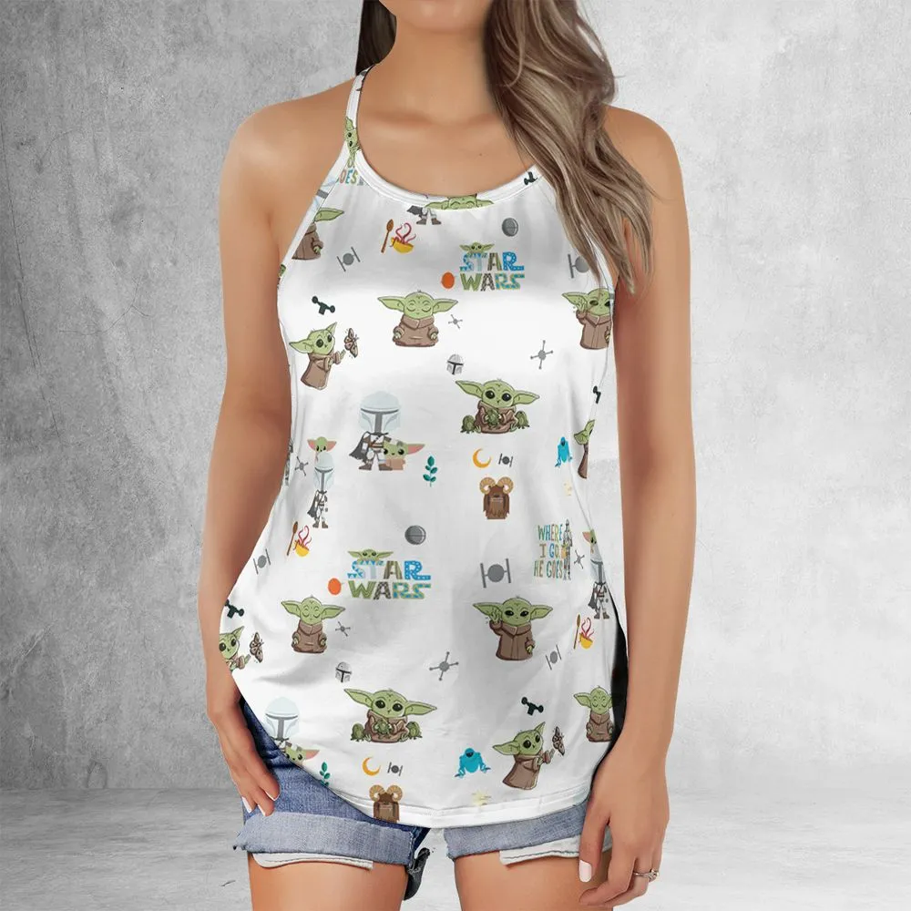 Criss Cross Tank Top - Y61HPSSE -  - 2