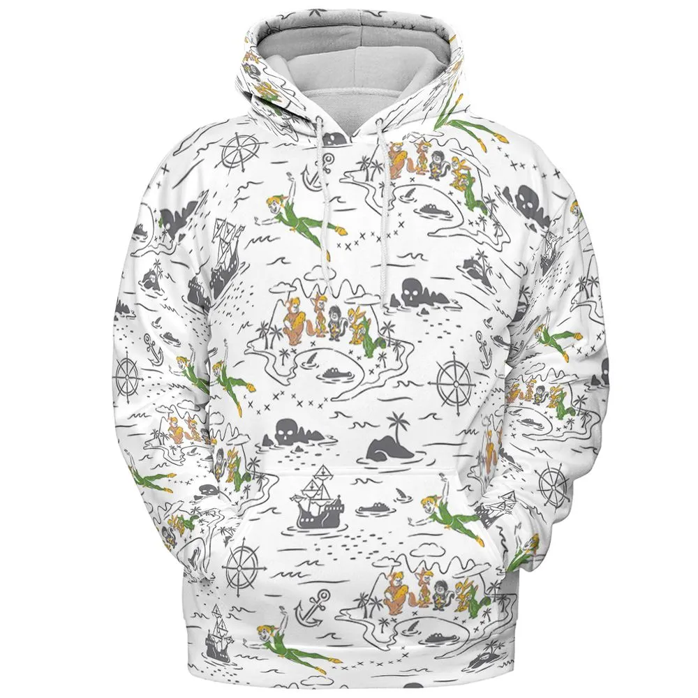 All-over Print Hoodie - BDJ725X6 -  - 2