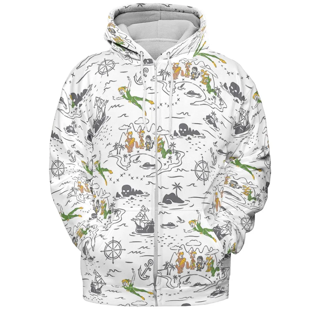 All-over Print Hoodie - BDJ725X6 -  - 3