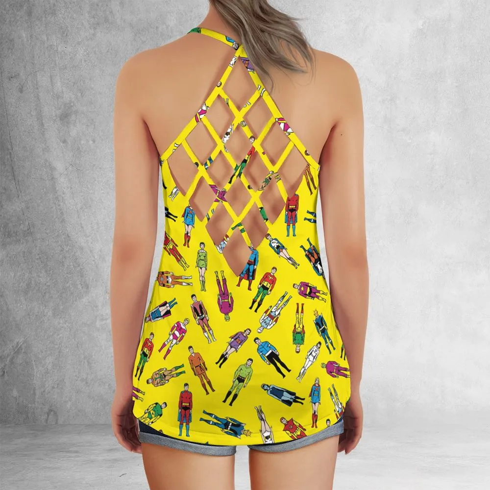 Criss Cross Tank Top - 32GKQRWC -  - 3