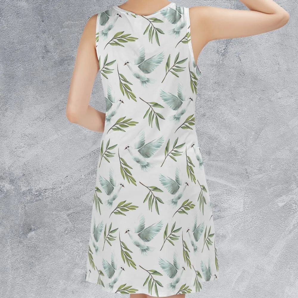 Sleeveless Dress - NKUU269N -  - 2