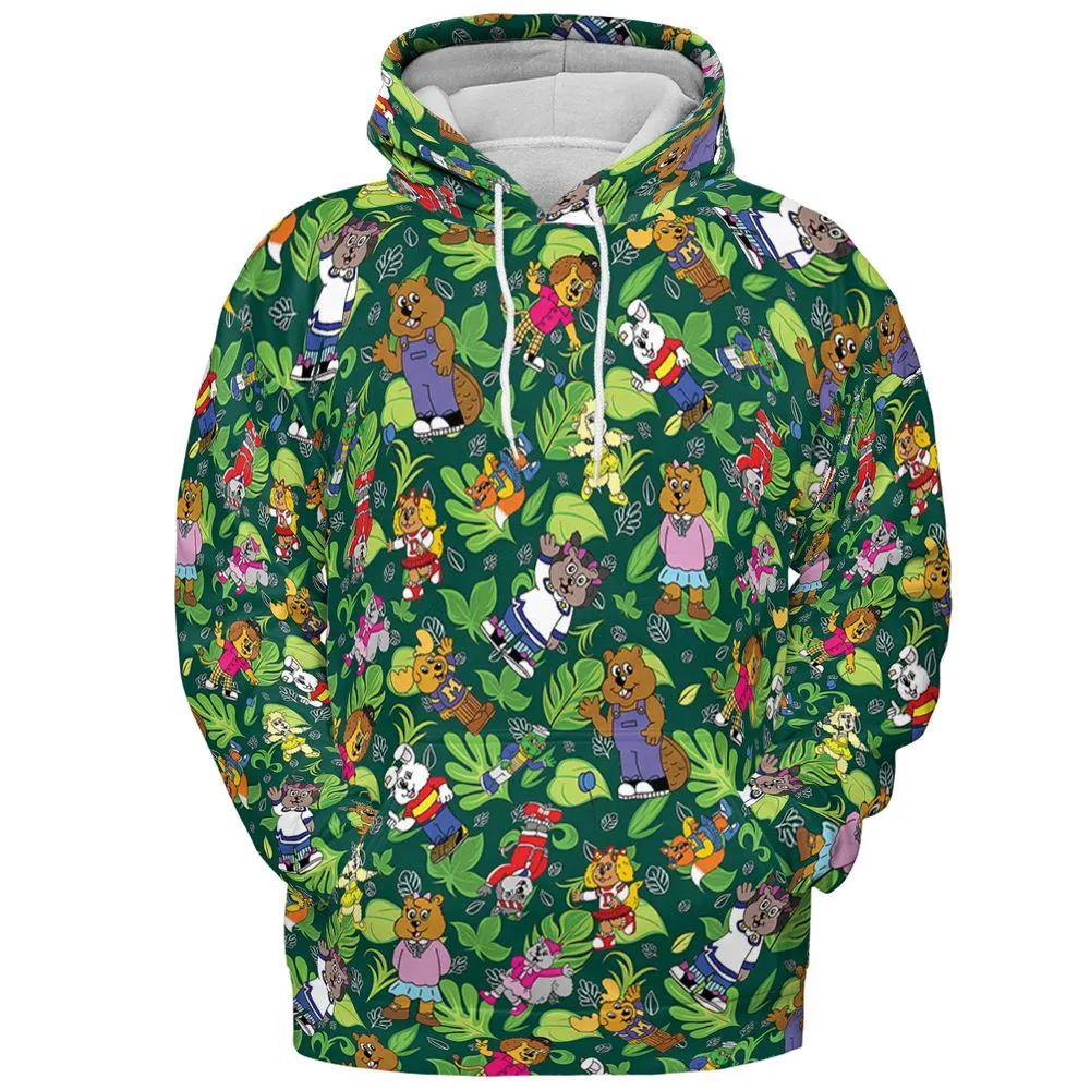 All-over Print Hoodie - DM8TDF4D -  - 2