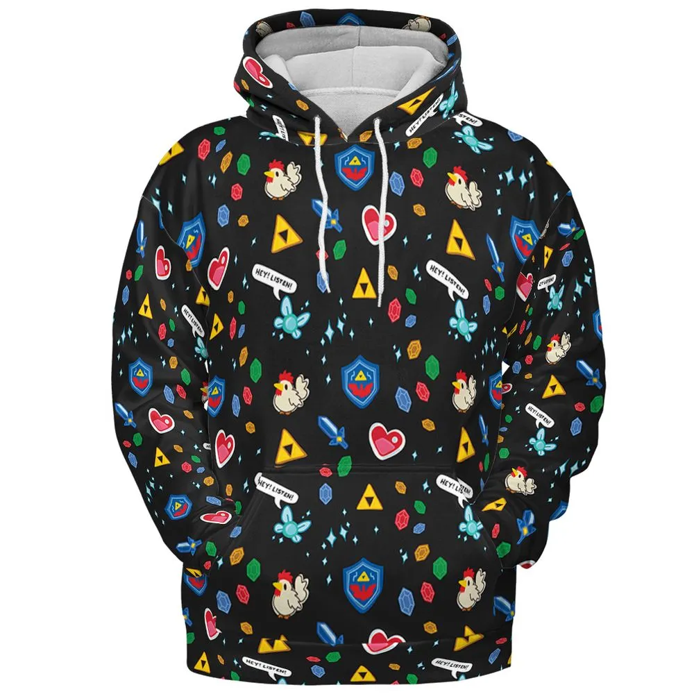 All-over Print Hoodie - ZJ434HGQ -  - 2
