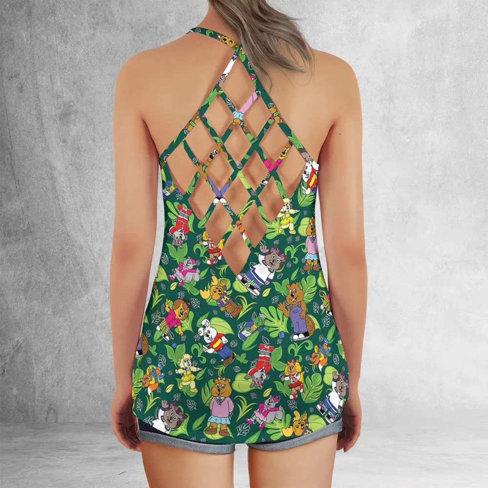 Criss Cross Tank Top - 2V8APTDG -  - 3
