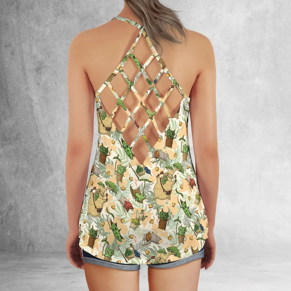 Criss Cross Tank Top - VRZNHJBE -  - 3
