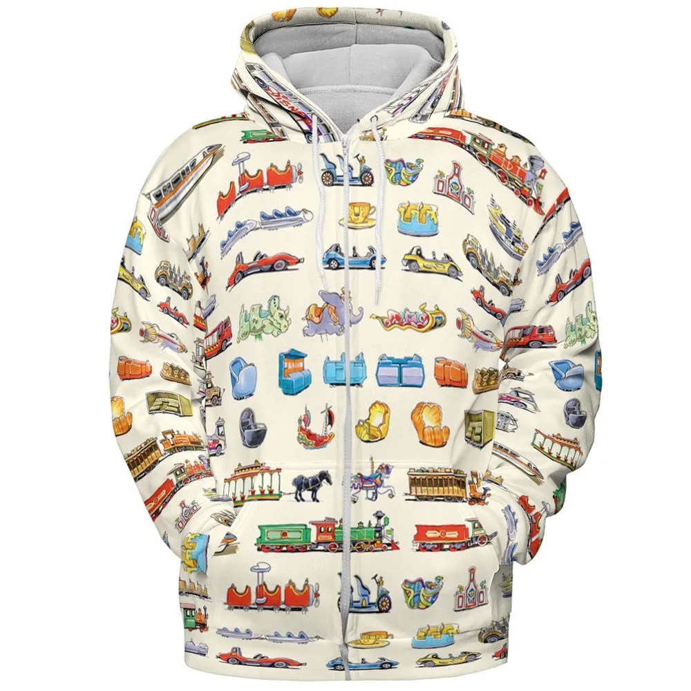 All-over Print Hoodie - FG8FY77N -  - 3