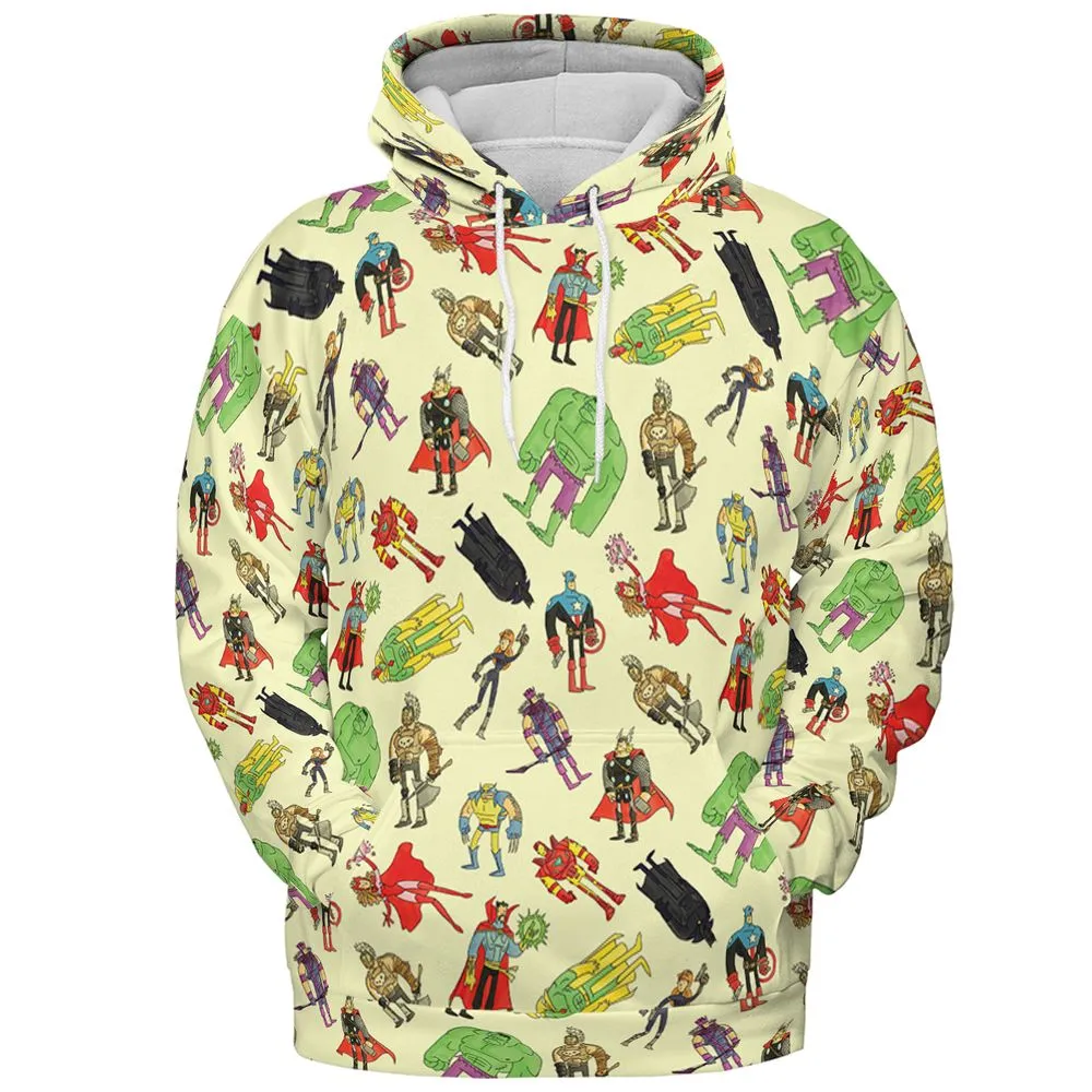 All-over Print Hoodie - QZYCP7KK -  - 2