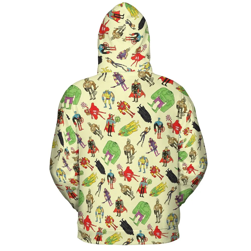 All-over Print Hoodie - QZYCP7KK -  - 4