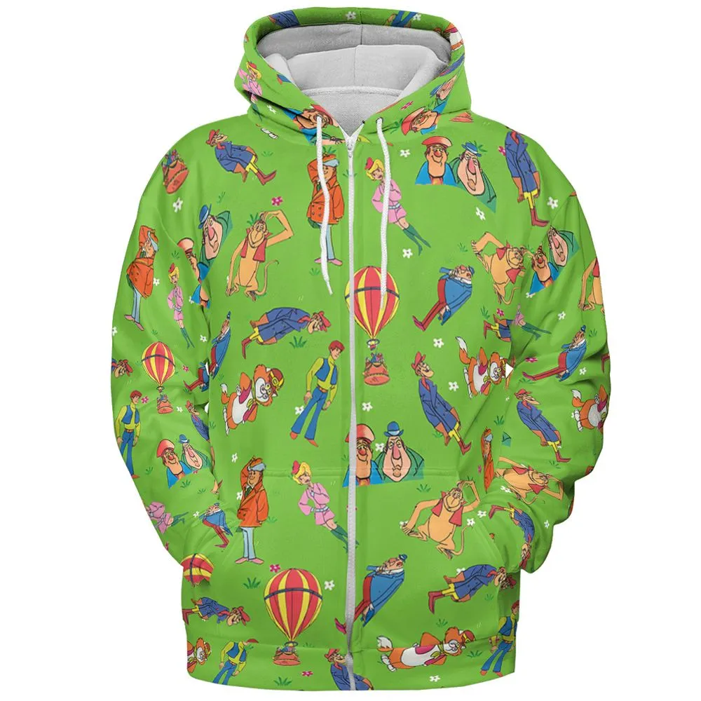 All-over Print Hoodie - SVR7PE2G - Zip Hoodie - 3