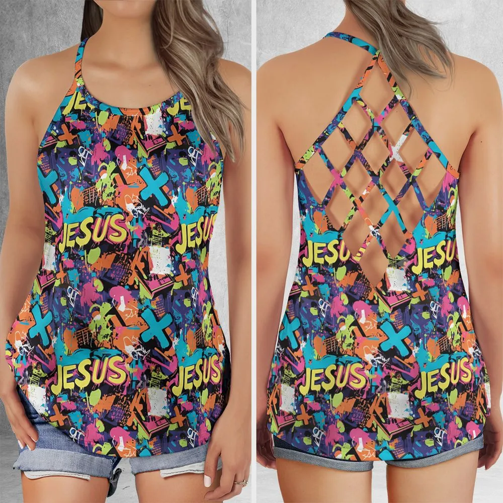 Criss Cross Tank Top - DZG1QTH6 -  - 1