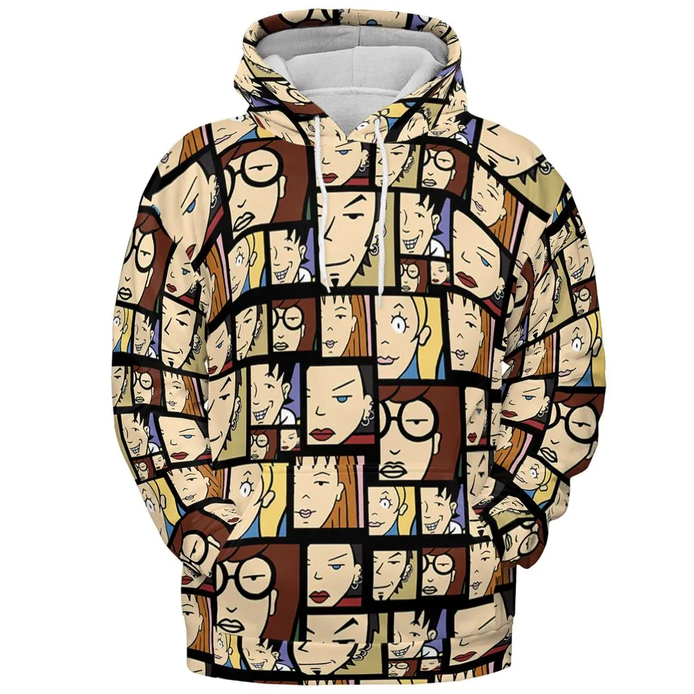 All-over Print Hoodie - SRDPFBAC - Pullover Hoodie - 2