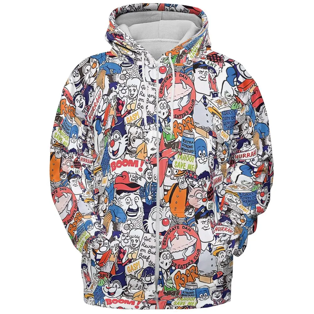 All-over Print Hoodie - FUT4CPLY - Zip Hoodie - 3