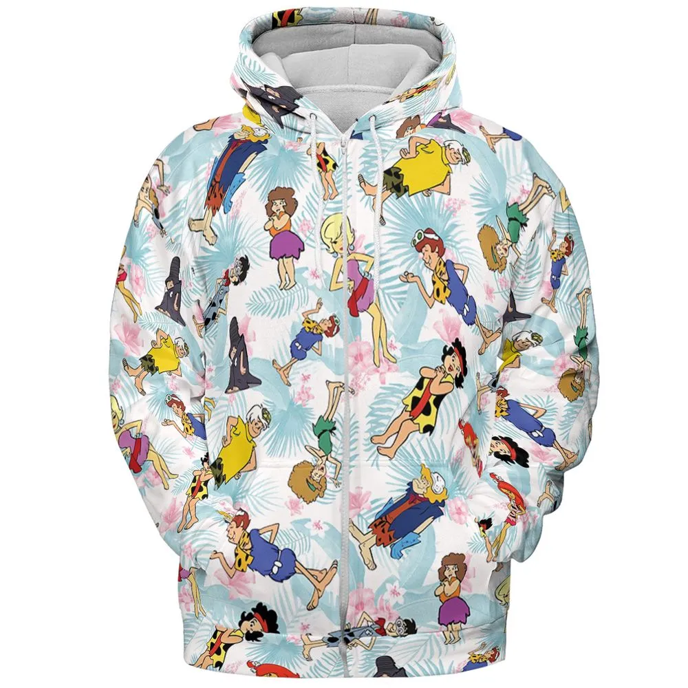All-over Print Hoodie - ALW8CYWT - Zip Hoodie - 3