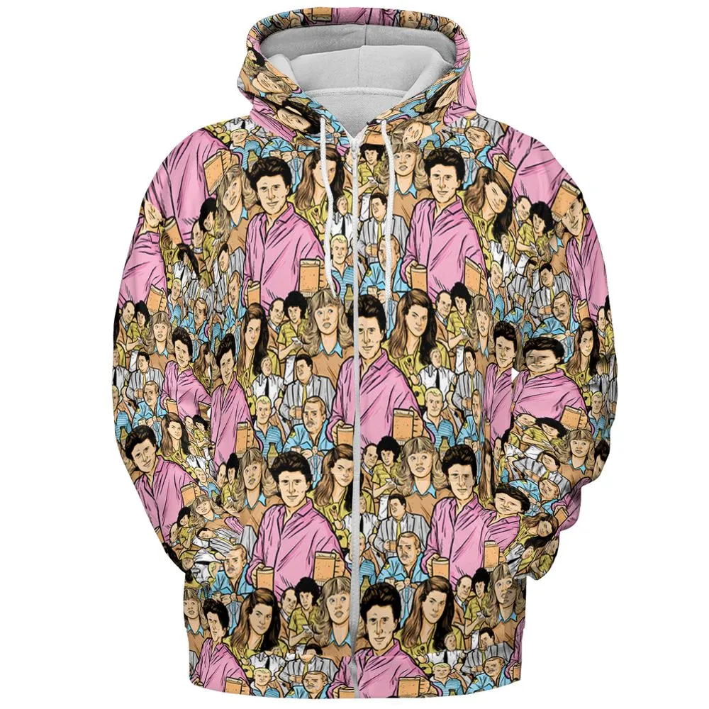 All-over Print Hoodie - C4JPNNK5 - Zip Hoodie - 3