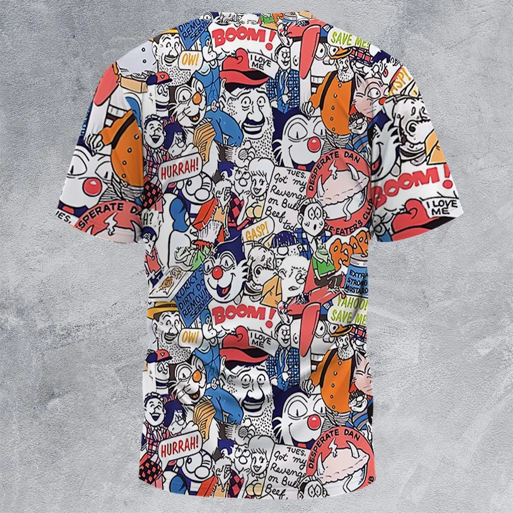 All-Over Print Unisex T-Shirt - 1DP1SHW2 -  - 4