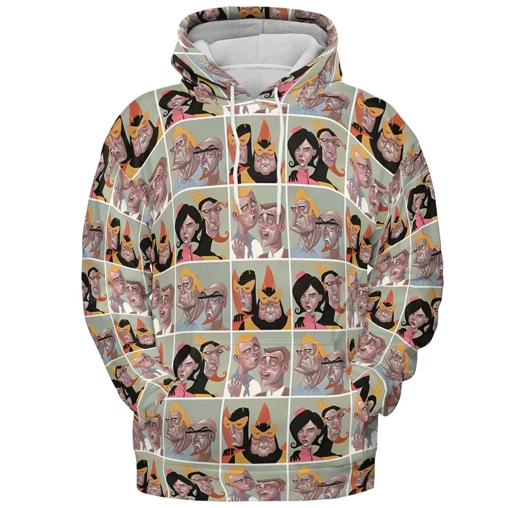 All-over Print Hoodie - TTX7K52L - Pullover Hoodie - 2