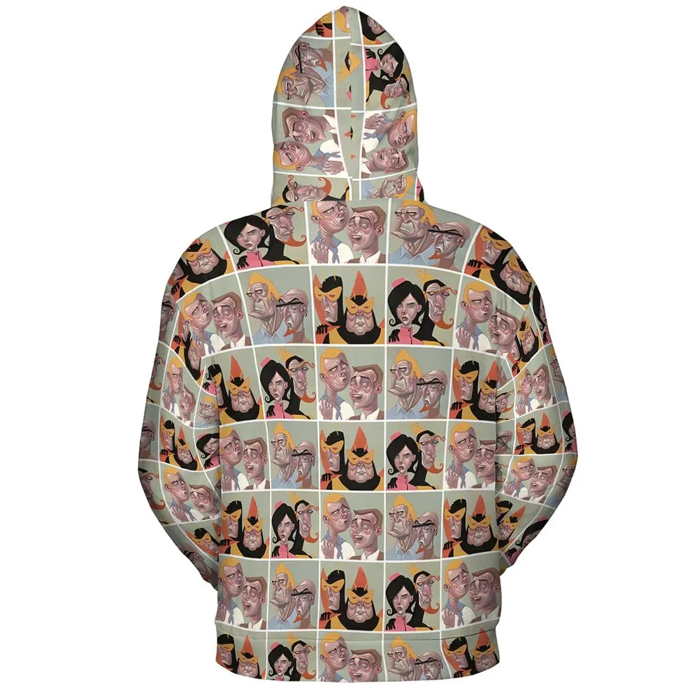 All-over Print Hoodie - TTX7K52L -  - 4