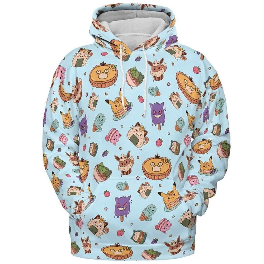 All-over Print Hoodie - VUMFQW5J - Pullover Hoodie - 2