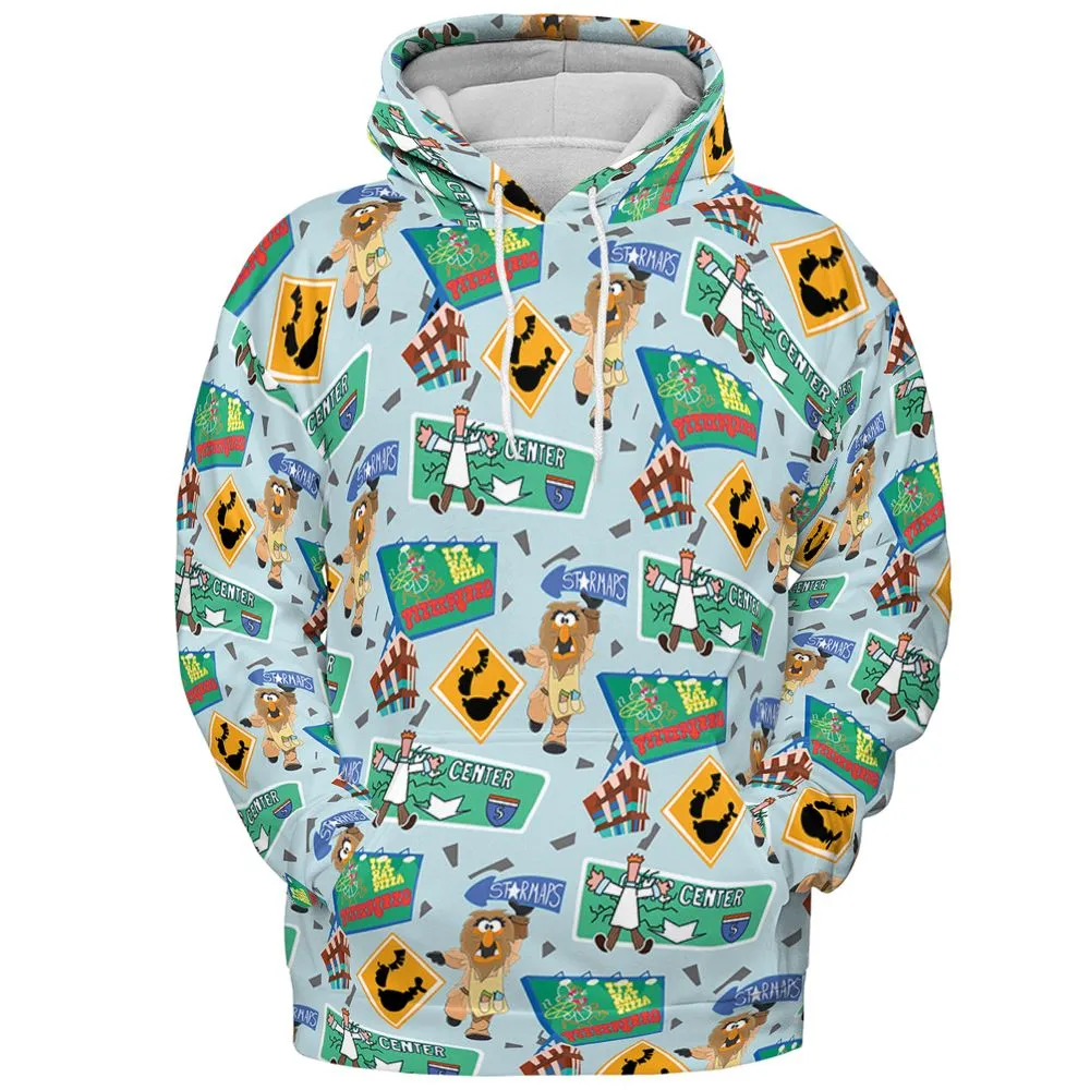 All-over Print Hoodie - Q2UR41XS - Pullover Hoodie - 2