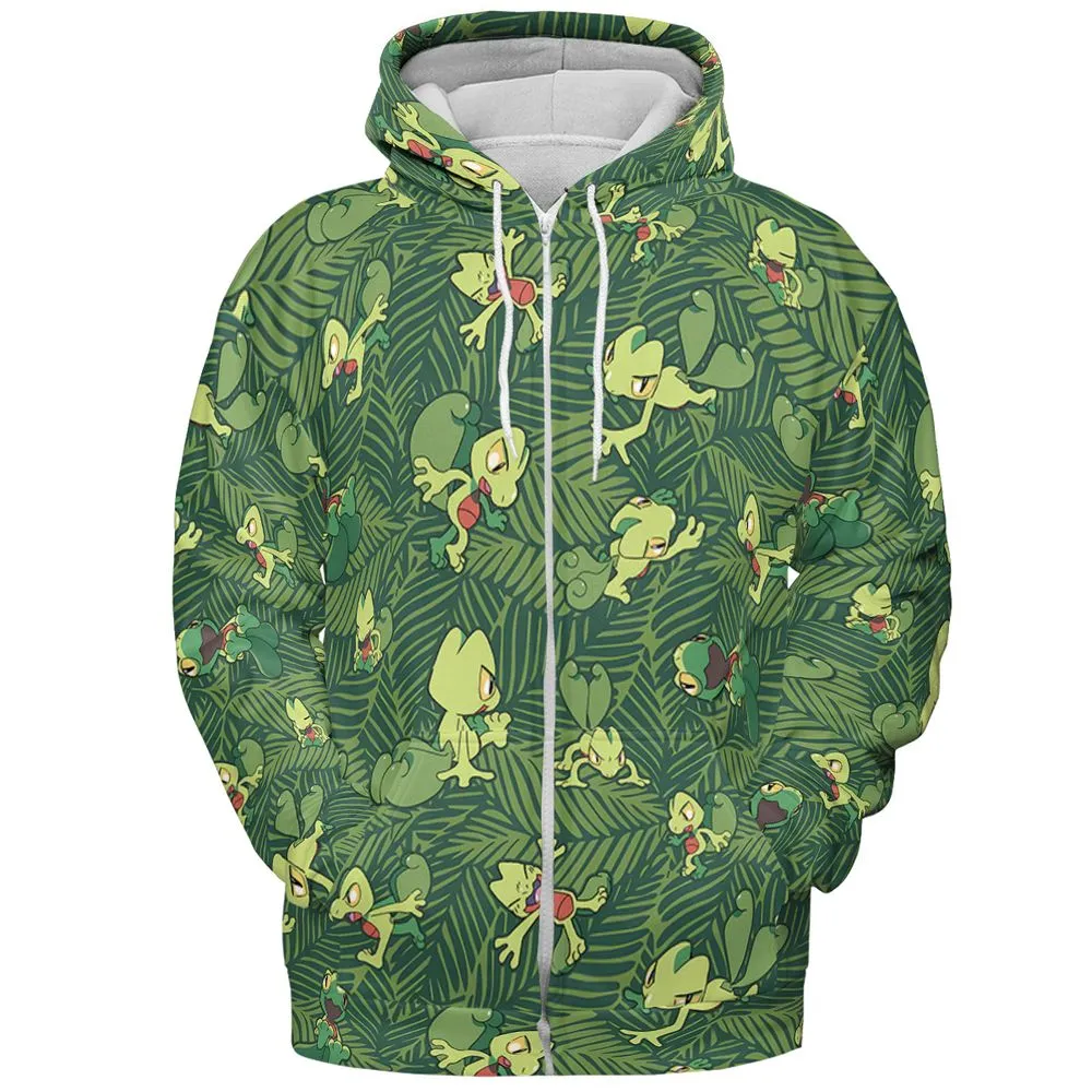 Treecko - Zip Hoodie - 3