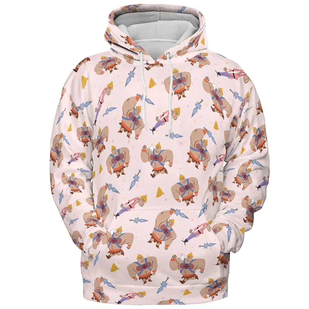 All-over Print Hoodie - PLWWE155 - Pullover Hoodie - 2