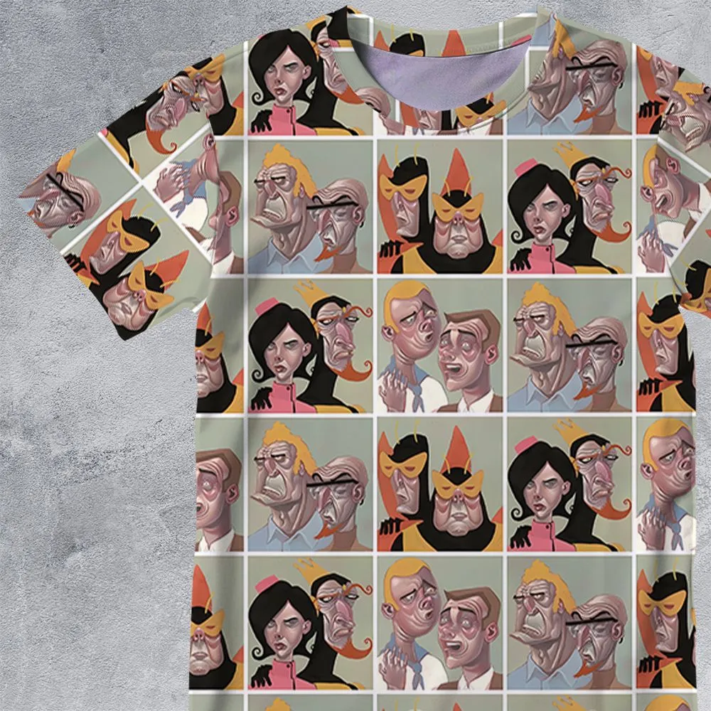 All-Over Print Unisex T-Shirt - QB4JSNQR -  - 2