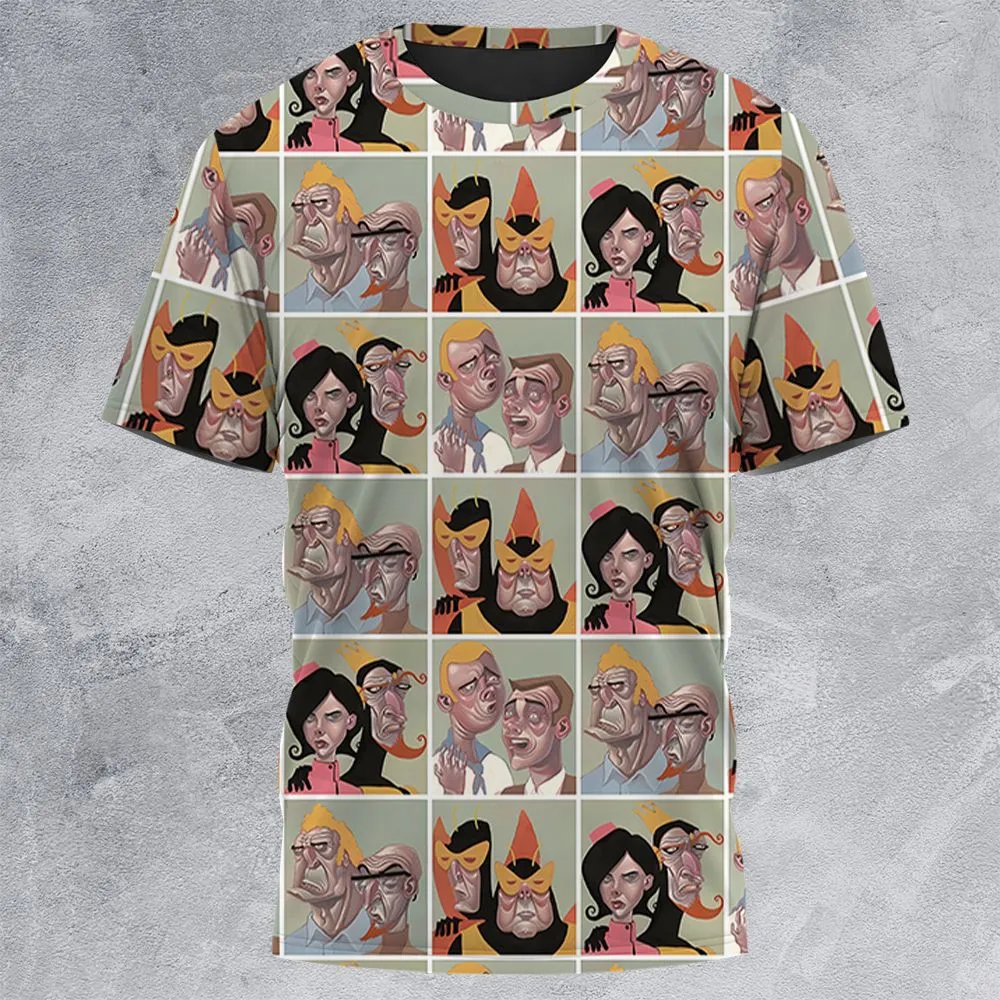 All-Over Print Unisex T-Shirt - QB4JSNQR -  - 3