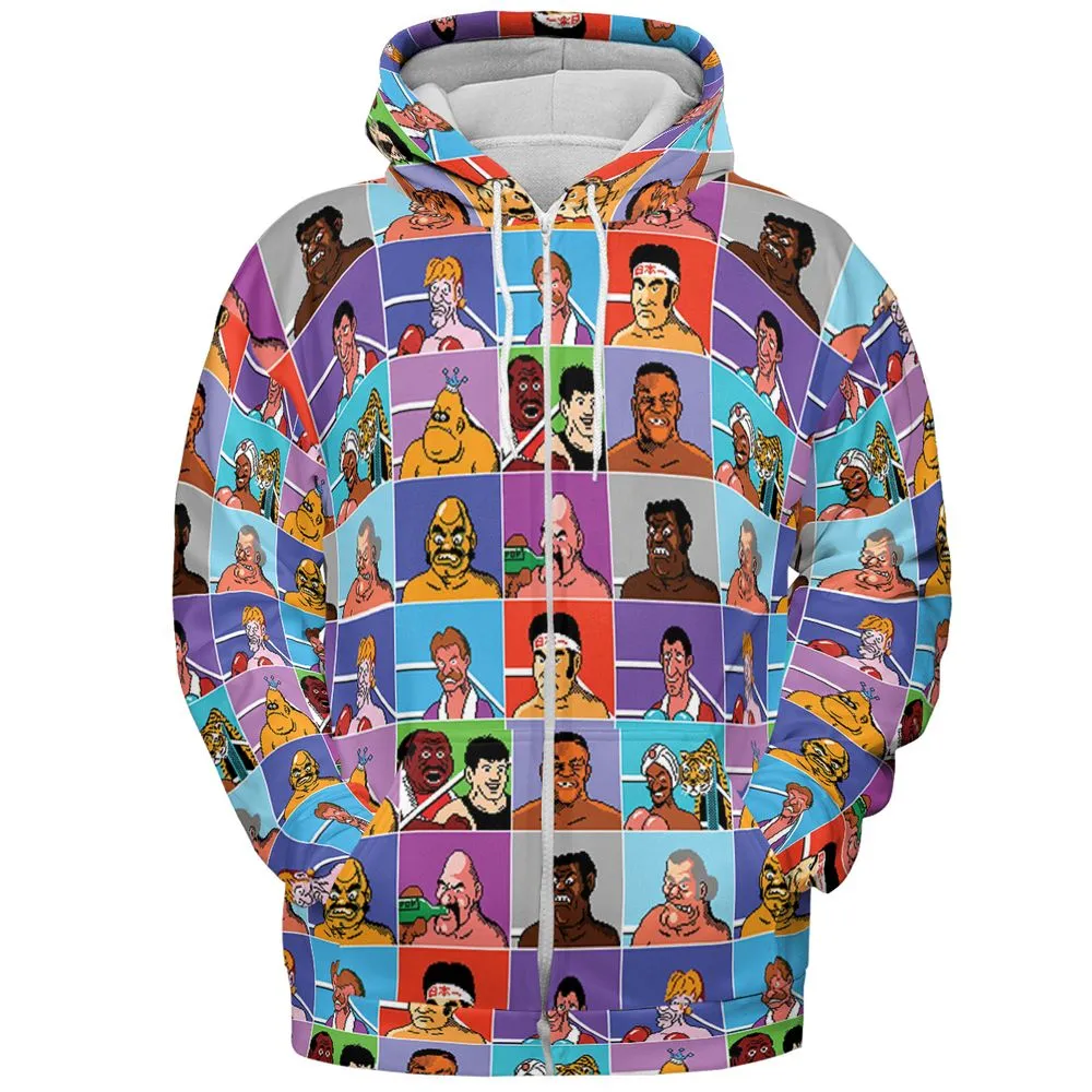 All-over Print Hoodie - X7JUMWA8 - Zip Hoodie - 3