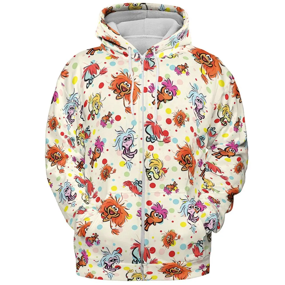 All-over Print Hoodie - EAC2DU53 - Zip Hoodie - 3