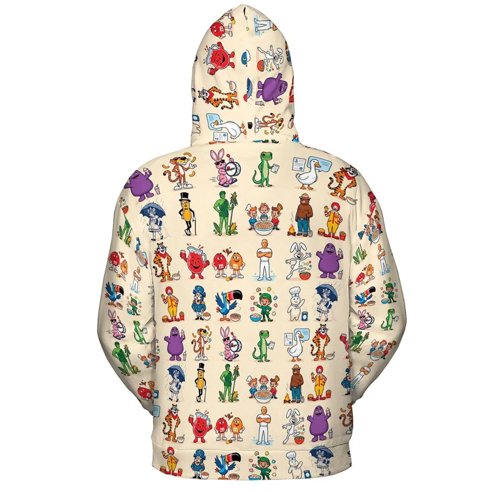 All-over Print Hoodie - B9G6A1PR -  - 4