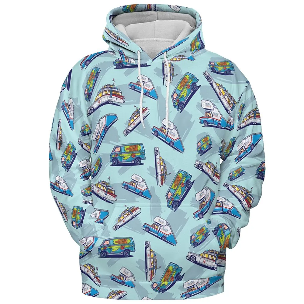 All-over Print Hoodie - SXC4G23R - Pullover Hoodie - 2