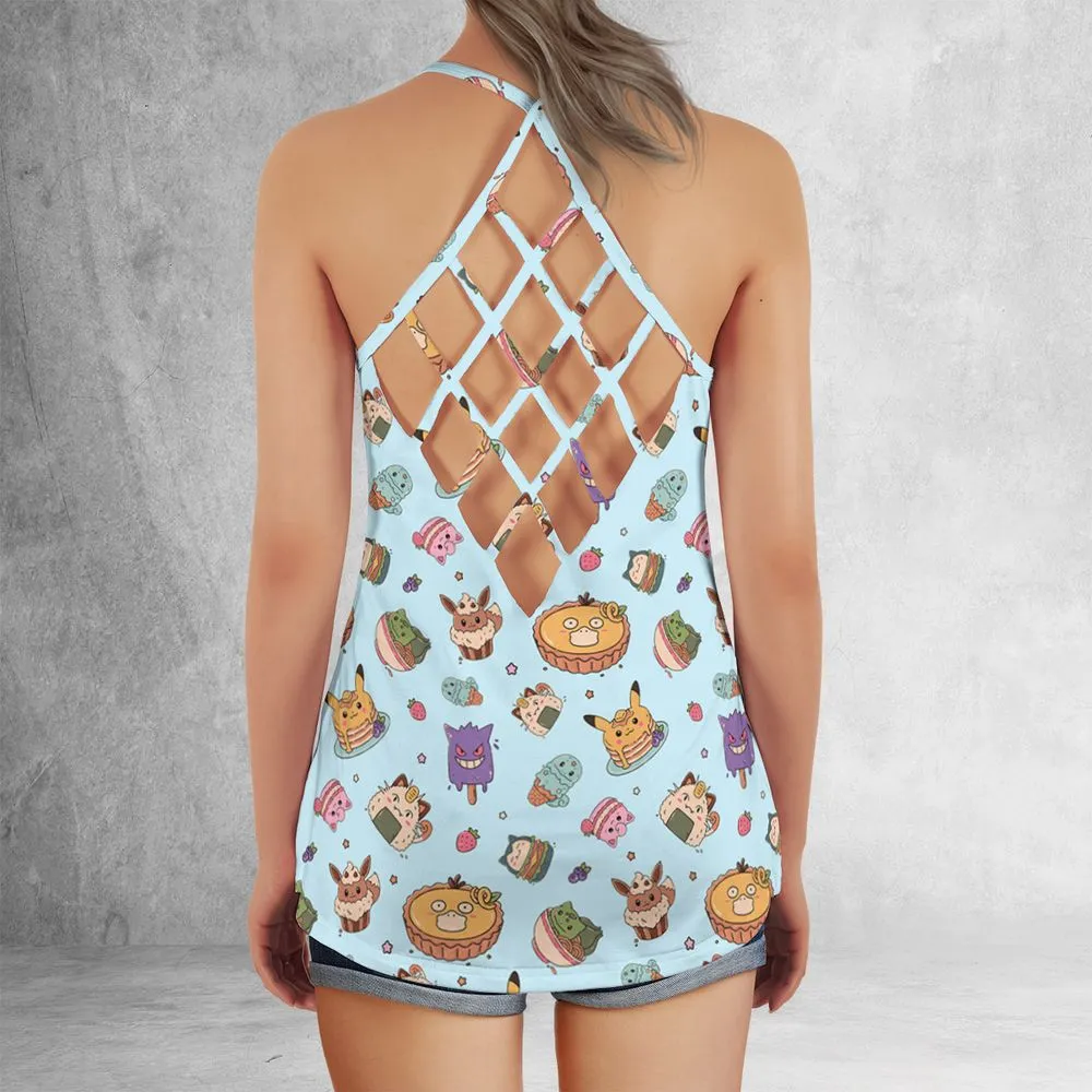 Criss Cross Tank Top - GNXRKEGD -  - 3