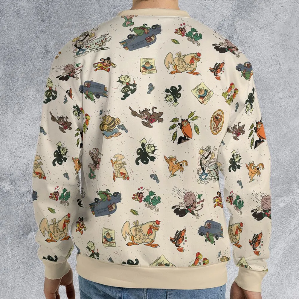 All-over Print Sweatshirt - V4KBULPG -  - 2
