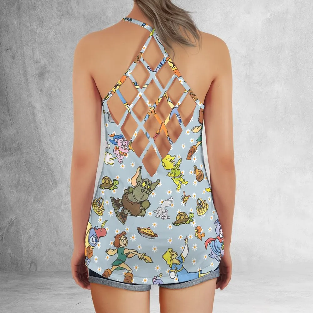 Criss Cross Tank Top - 2HTK24F9 -  - 3