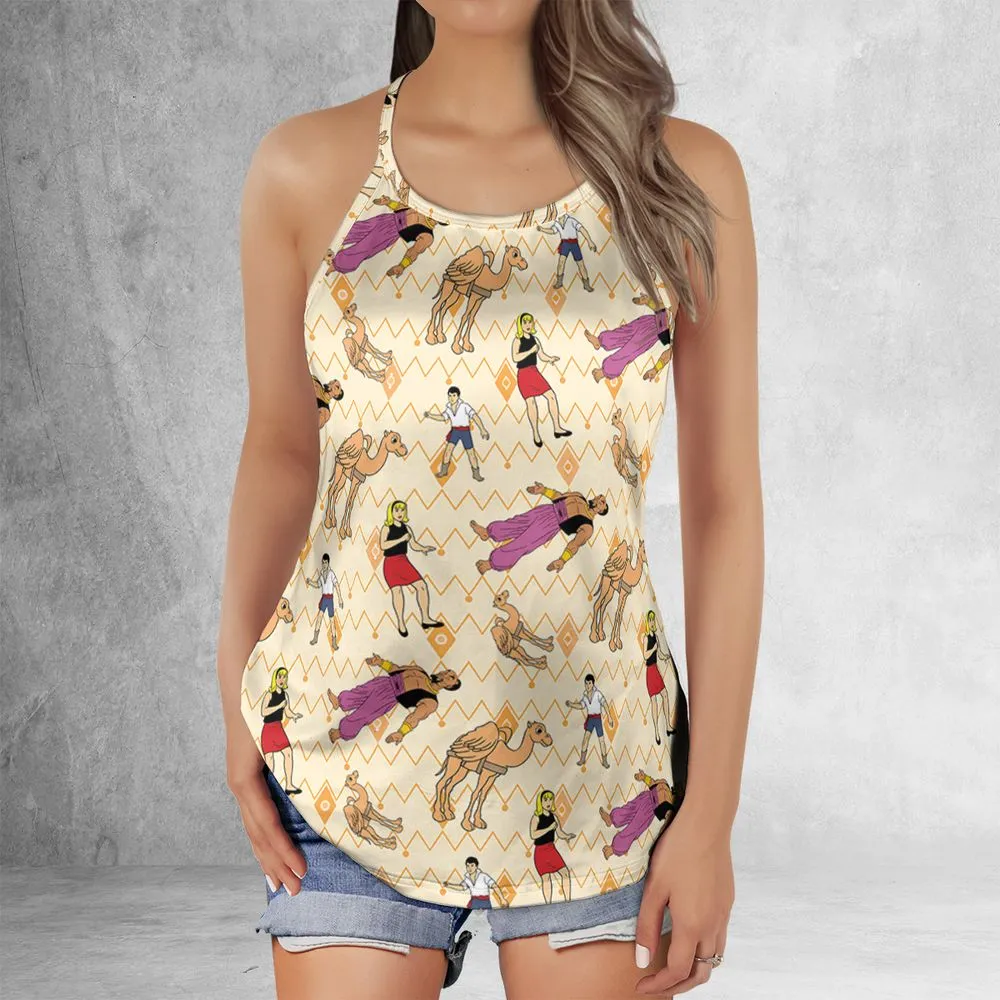Criss Cross Tank Top - 8P37ZTJA -  - 2