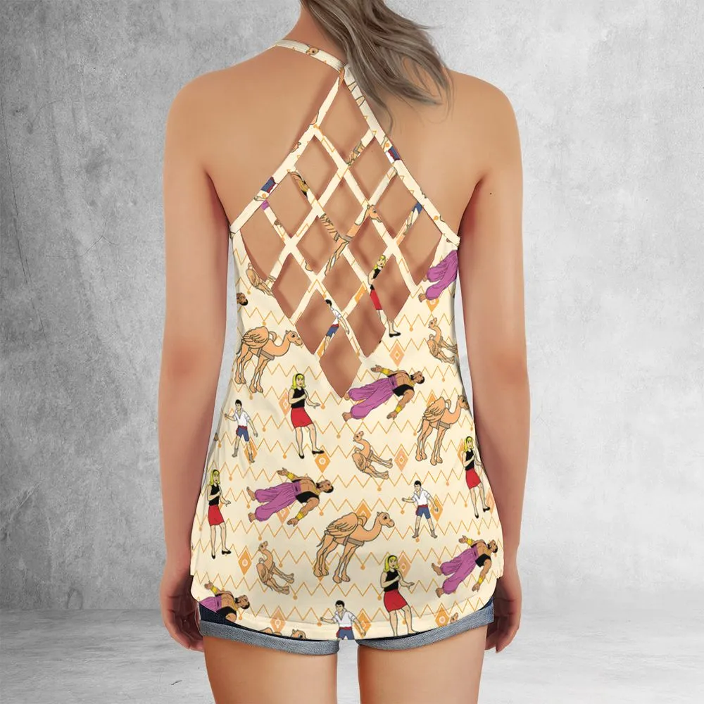 Criss Cross Tank Top - 8P37ZTJA -  - 3