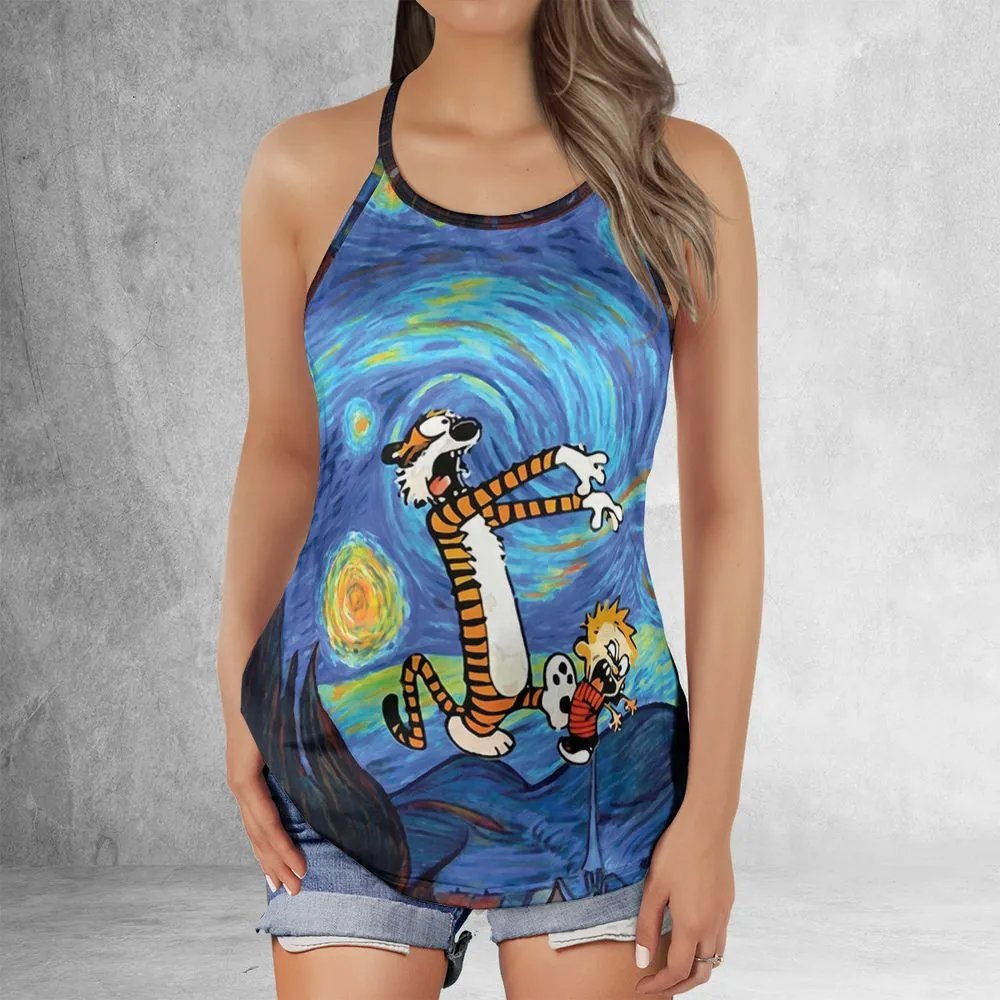 Criss Cross Tank Top - L6X9BQ4K -  - 2