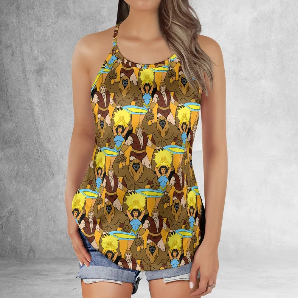 Criss Cross Tank Top - YQXZMY5F -  - 2