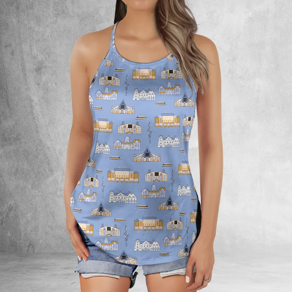 Criss Cross Tank Top - U1L8MYZ6 -  - 2