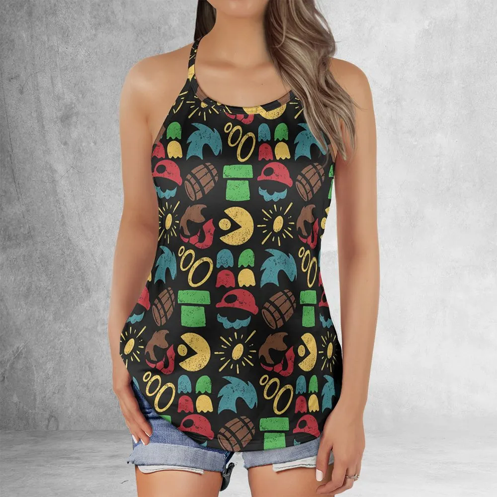 Criss Cross Tank Top - GFSYPLR3 -  - 2