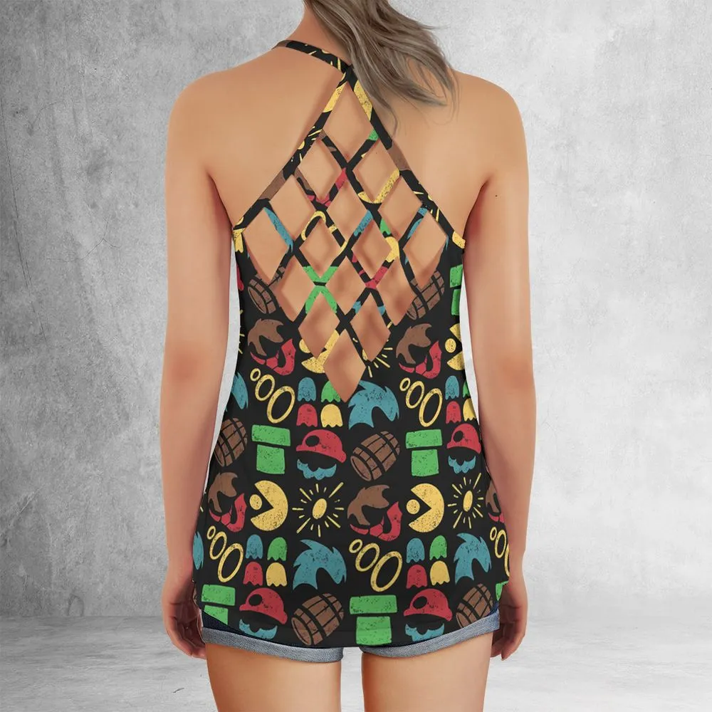 Criss Cross Tank Top - GFSYPLR3 -  - 3