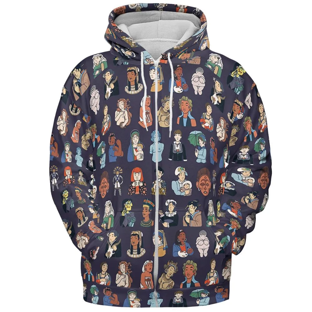 Women of Art History - Zip Hoodie - 3